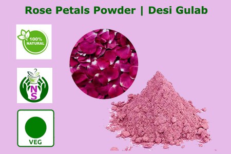 Rose Petals Powder | Gulab | Pannir Poo 100gm